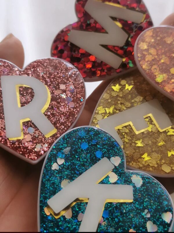 Pop Sockets Glitter Inicial